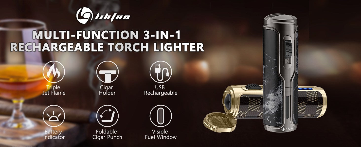 3 jet cigar lighter