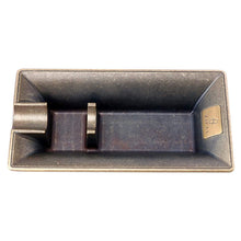 Load image into Gallery viewer, XIFEI Fashion Vintage Cigar Ashtray Bronze Color Household Cigar ashtrays Single Slot Design (Bronze)
