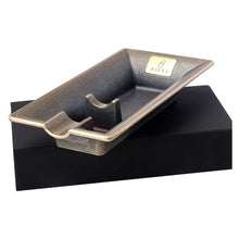 Load image into Gallery viewer, XIFEI Fashion Vintage Cigar Ashtray Bronze Color Household Cigar ashtrays Single Slot Design (Bronze)
